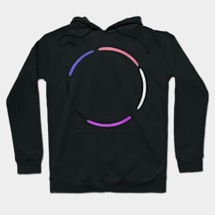 Pride in minimalism (genderfluid pride) Hoodie